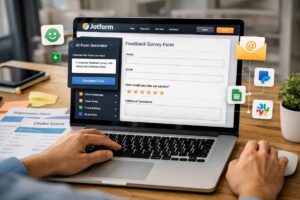 Jotform usa l’AI per creare moduli e workflow automatici