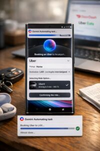 Lo smartphone fa tutto da solo con Gemini e il protocollo Screen Automation su Samsung Galaxy S26 Ultra