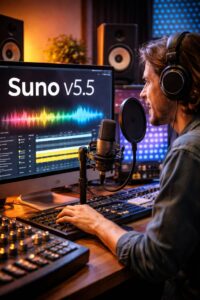Suno v5.5 introduce la personalizzazione avanzata nella generazione musicale con AI