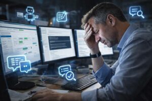 Supervisionare l’intelligenza artificiale affatica il cervello: lo studio di Harvard sul brain fry