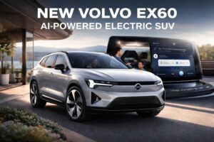 Volvo EX60, il crossover elettrico con intelligenza artificiale Google Gemini integrata
