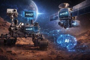 L’intelligenza artificiale AMD aiuta satelliti e rover a lavorare autonomamente nello spazio