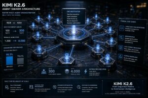 Agent Swarm in Kimi K2.6: agenti AI in parallelo con il nuovo modello a sciame