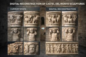 Castel del Monte: l’intelligenza artificiale ricostruisce le sculture rovinate dal tempo