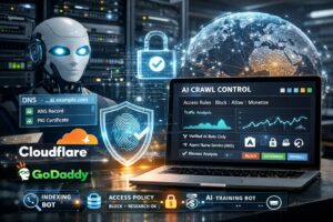 Open Agentic Web: Cloudflare e GoDaddy insieme per un web più sicuro, dove i siti decidono come interagire con l’AI