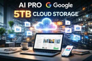 Google raddoppia lo spazio di archiviazione: 5TB e intelligenza artificiale potenziata per tutti gli utenti Pro