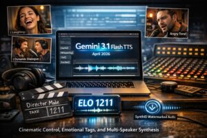 Gemini 3.1 Flash TTS: nuova voce con tono umano ed emozioni per l’AI di Google