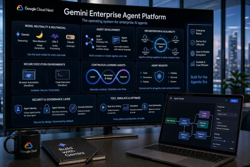 Google presenta Gemini Enterprise Agent Platform, un sistema completo ...