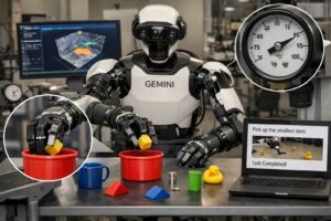 Gemini Robotics-ER 1.6, il nuovo modello AI di Google che permette alle macchine di capire l’ambiente e correggere i propri errori
