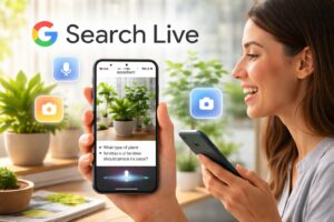 Google lancia Search Live: ricerca vocale con fotocamera