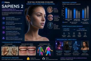 Meta lancia Sapiens 2, AI per migliorare la comprensione visiva del corpo umano