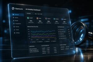 OpenLens, strumento operativo per il GEO per monitorare la visibilità del brand nelle risposte delle AI