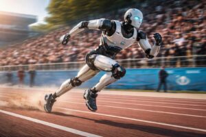 Il robot umanoide di Unitree corre i 100 metri quasi alla velocità di Usain Bolt