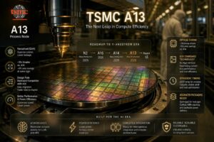 TSMC punta al futuro con i nuovi chip A13 per l’intelligenza artificiale del 2029