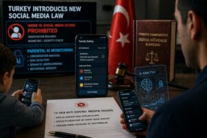 Turchia, vietati i social sotto i 15 anni e genitori in grado di leggere le chat dei figli con l’aiuto dell’AI