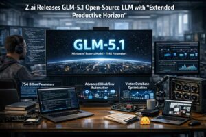 Z.ai lancia GLM-5.1, l’intelligenza artificiale cinese che lavora da sola per otto ore come un vero ingegnere