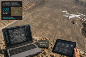 L’intelligenza artificiale individua oltre 300 nuovi geoglifi di Nazca e accelera la ricerca archeologica nel deserto peruviano
