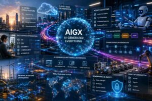 L’AI generativa sta entrando nella fase AI-Generated Everything o AIGX, dove i sistemi producono e orchestrano interi ecosistemi digitali