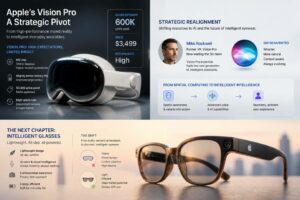 Apple cambia rotta: stop al visore Vision Pro per puntare su occhiali intelligenti più leggeri e sottili