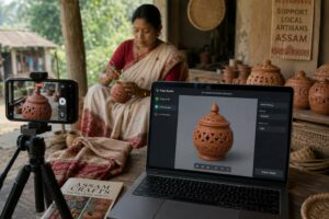 Le piattaforme AI di modellazione 3D aprono nuove opportunità digitali per gli artigiani dell’Assam