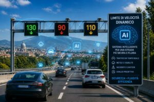 Autostrade, arrivano i limiti di velocità variabili gestiti dall’intelligenza artificiale