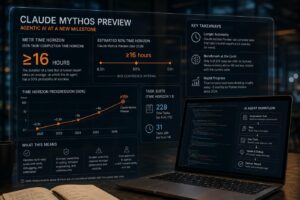 Benchmark METR: Claude Mythos Preview supera le 16 ore di autonomia nei test sugli agenti AI