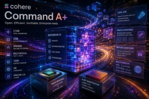 Cohere Command A+ per l’AI agentica open source verso implementazioni enterprise più efficienti