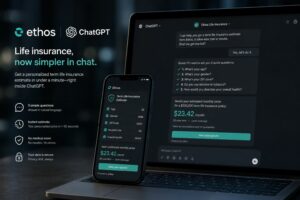 Ethos porta le assicurazioni vita dentro ChatGPT con preventivi generati in tempo reale