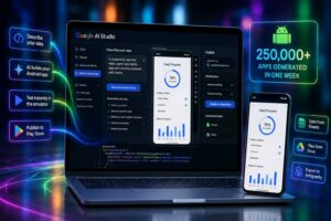 Google AI Studio trasforma la creazione di app Android in un processo completamente generativo