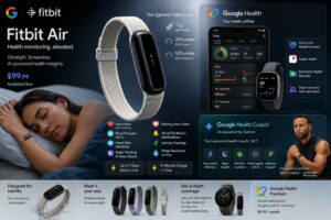 Google lancia Fitbit Air e punta sulla salute digitale basata su Gemini AI