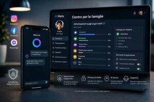 Social e minori: Meta permette ai genitori di vedere cosa chiedono i figli all’AI