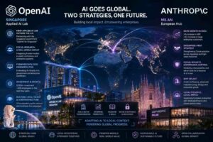 OpenAI apre un centro di ricerca applicata a Singapore mentre Anthropic sceglie Milano per espandersi in Europa