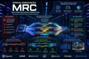OpenAI presenta MRC, la nuova rete per supercomputer AI con centinaia di migliaia di GPU