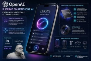 OpenAI prepara il suo smartphone AI: le prime indiscrezioni sulla scheda tecnica