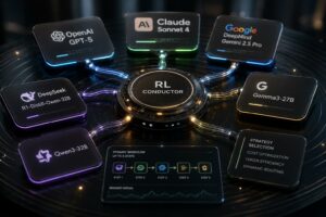 RL Conductor: Sakana AI addestra un modello da 7 miliardi di parametri per coordinare GPT-5, Claude Sonnet 4 e Gemini 2.5 Pro