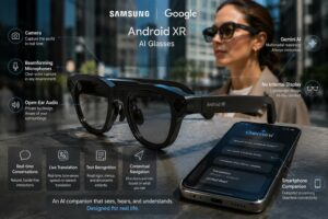 Samsung e Google mostrano i primi occhiali Android XR: integrazione continua con Gemini e architettura companion senza display