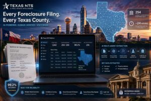 Texas NTS utilizza pipeline AI multi-agent per monitorare in tempo reale tutte i pignoramenti del Texas
