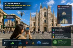 I modelli di intelligenza artificiale faticano ancora a comprendere le dimensioni reali dei monumenti