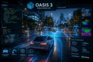 Descartes presenta Oasis 3, un world model accessibile via API per l’addestramento di veicoli autonomi e robot