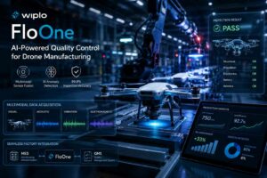 Wiplo presenta FloOne, una piattaforma AI per il controllo qualità automatizzato dei droni nelle dark factory