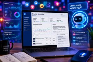 Meta introduce Creator Assistant su Facebook per analizzare contenuti, pubblico e monetizzazione