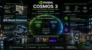 NVIDIA Cosmos 3, modello fondativo aperto che unisce ragionamento visivo, simulazione del mondo e generazione di azioni per l’AI fisica