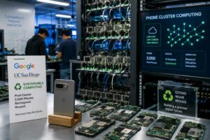 Google e UC San Diego sviluppano un data center a basso impatto usando smartphone Pixel dismessi
