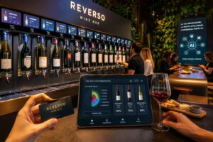 Reverso porta a Milano un wine bar basato su intelligenza artificiale e degustazione personalizzata