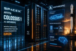 SpaceX affitta Colossus 1 ad Anthropic mentre riorganizza l’infrastruttura per l’addestramento di Grok