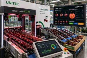 Unitec applica l’intelligenza artificiale alla selezione interna ed esterna delle ciliegie
