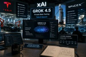 xAI Grok 4.5 entra in beta privata con focus su coding e ragionamento tecnico