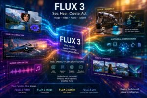 Black Forest presenta FLUX 3 per unificare immagini, video, audio e azioni robotiche in un’unica architettura