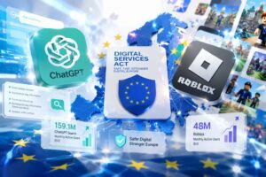 ChatGPT e Roblox verso la classificazione europea come piattaforme online di grandi dimensioni