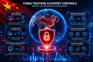 La Cina valuta limiti all’esportazione dei modelli AI e dei chip avanzati